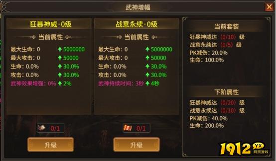  1912yx《刀剑笑之霸刀》武神化身玩法解析